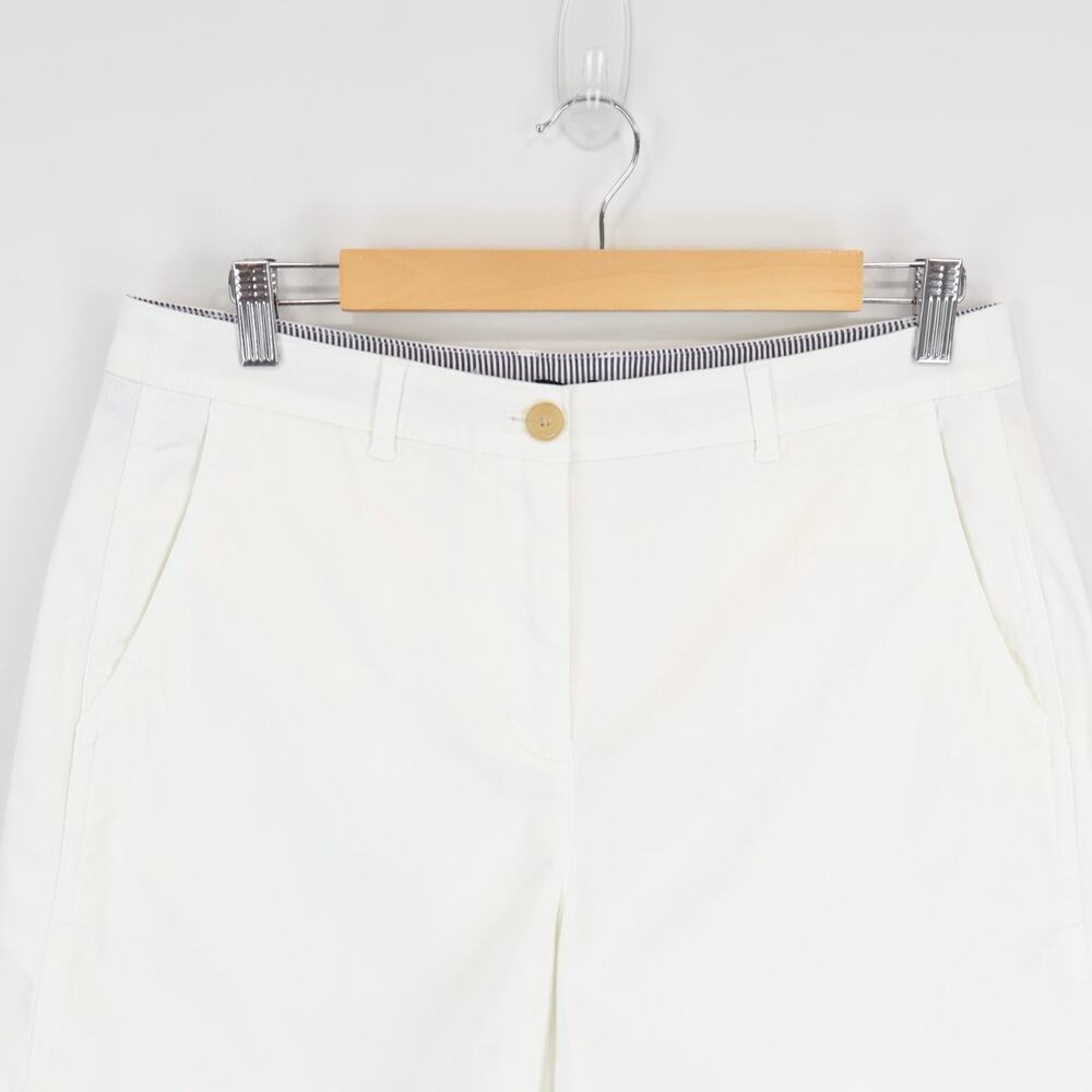 NWT J.Crew Women's 4" Heritage Classic Chino Short White Size 8 - Picture 5 of 9